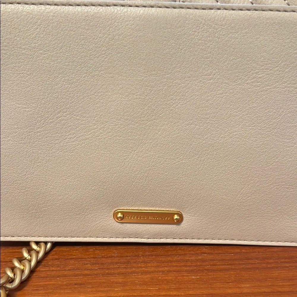 Rebecca Minkoff Cream and Gold Crossbody Bag leather - Picture 4 of 8